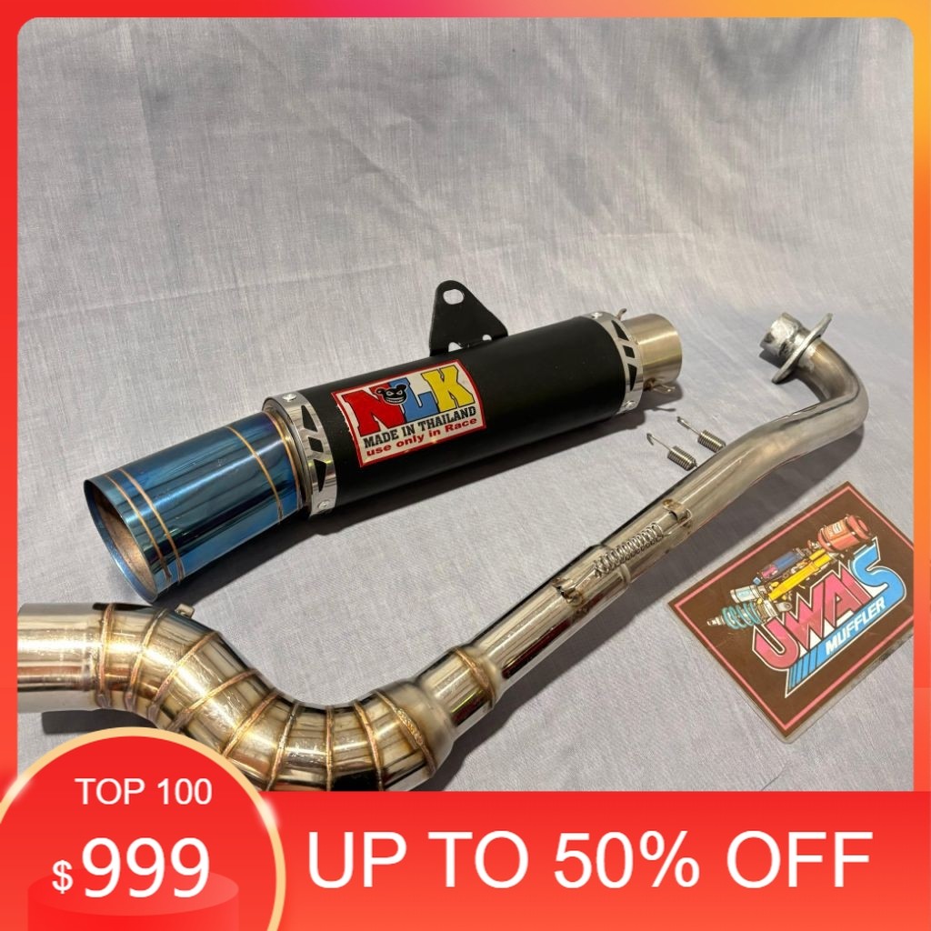 Exhaust nlk pipe GP warrior black series 1set ellbow Tube type for ex5 ...