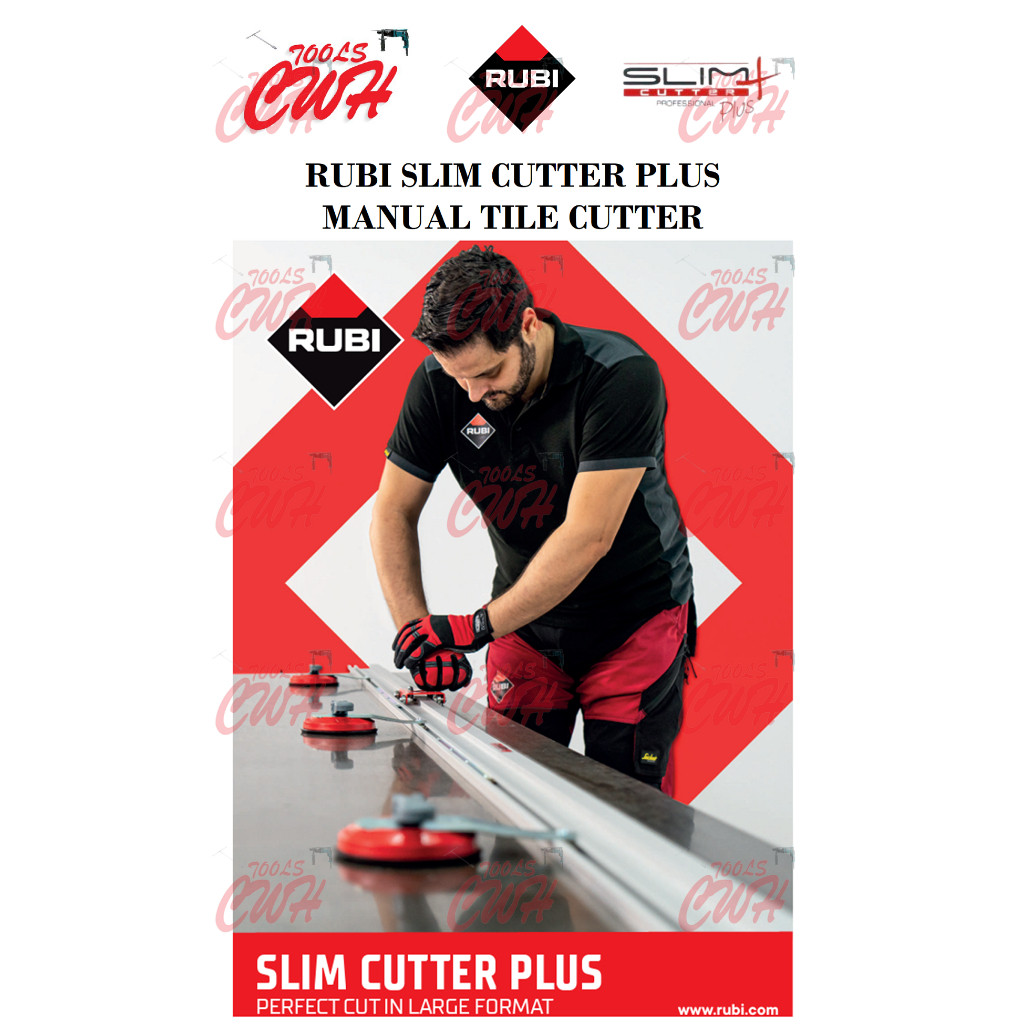 RUBI SPAIN 4.4M (1.1MX4) SLIM CUTTER PLUS MANUAL CERAMIC PORCELAIN TILE ...