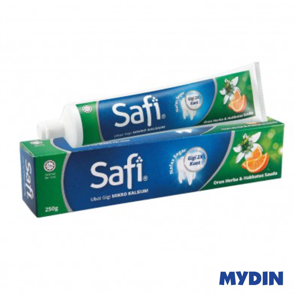 Safi Micro Calcium Orange Herbal & Habbatus Sauda Toothpaste 75g ...