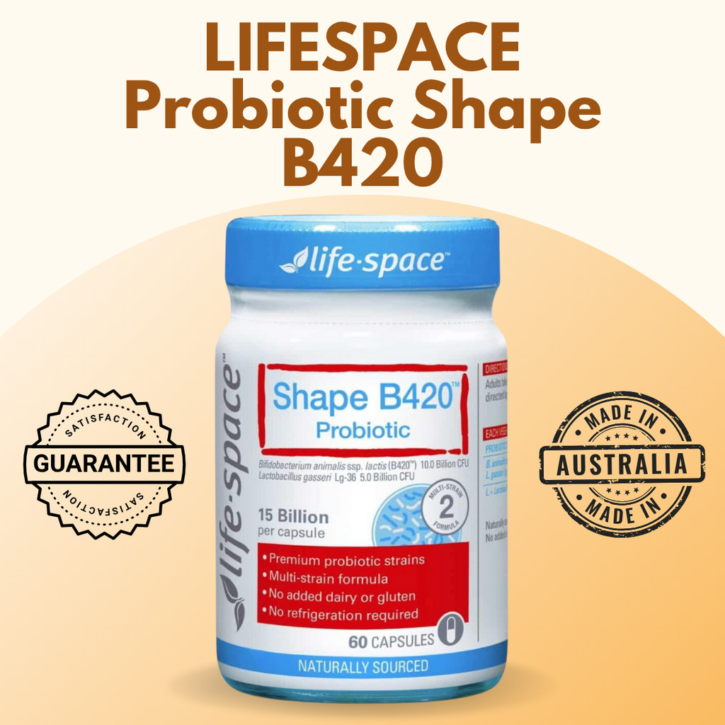 LIFESPACE Probiotic Shape B420 (60 capsules) | Shopee Malaysia