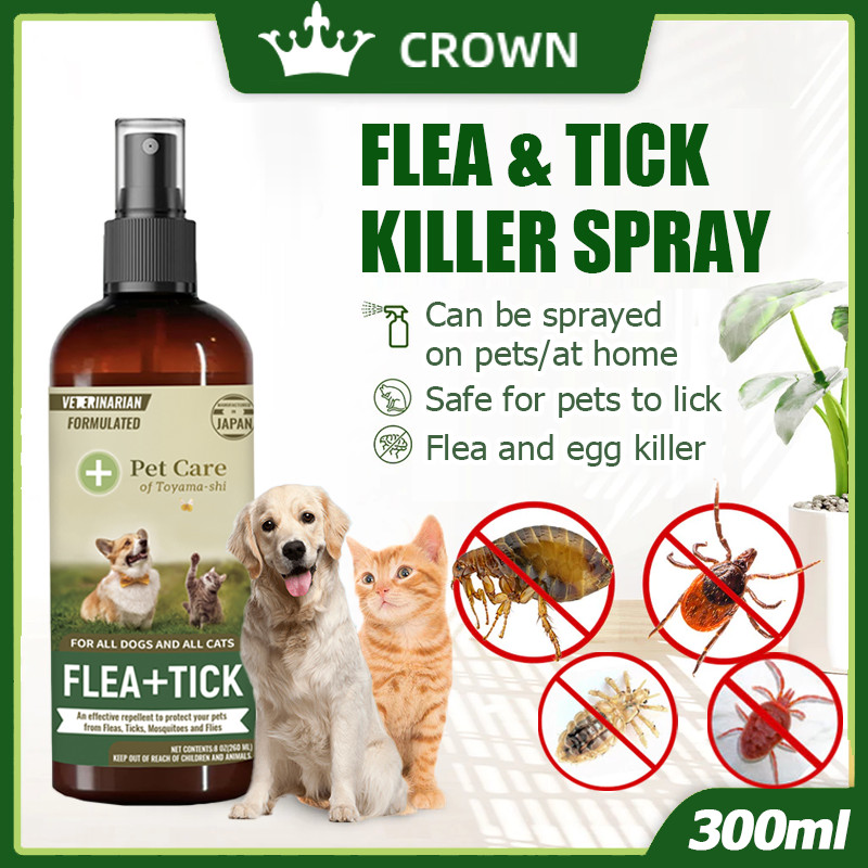 Picture of CROWN Flea & Tick Killer Spray For Cat & Dog Cat Flea Spray Kutu Kucing ...