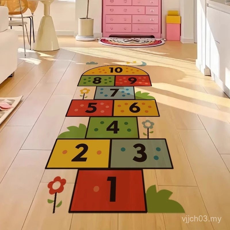 Kindergarten Jumping House Floor Stickers Children Room Game Jumping ...