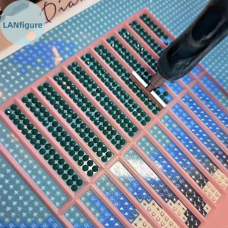 LANfigure Ruler For Diamond Art 3D Printed Diamond Painting Grid Aiming ...