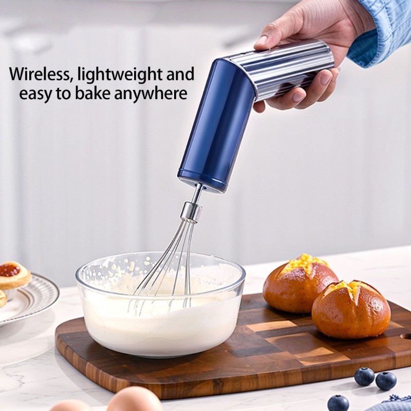 be> Foldable Kitchen Mixer Electric Operation 2 Stainless Steel Whisks ...