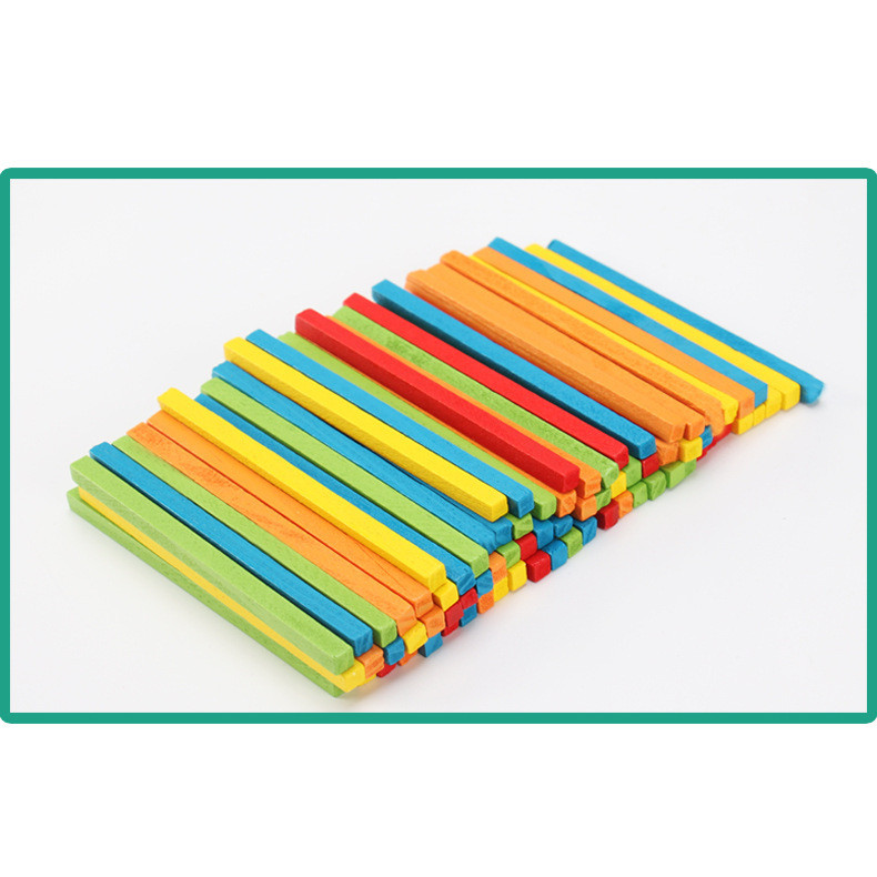Square counting stick box arithmetic stick addition and subtraction ...