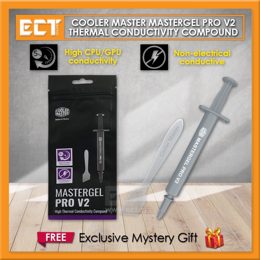 Cooler Master Mastergel Pro V2 High Thermal Grease Paste Conductivity ...