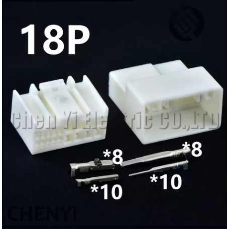 18 Pin Automotive connector Car mounted Radio CD player DSP amplifier ...