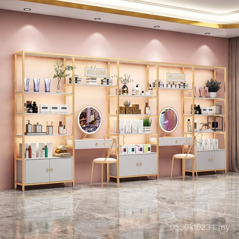 Cabinet Beauty Salon Display Stand Cosmetics Nail Shop Skin Care Goods ...