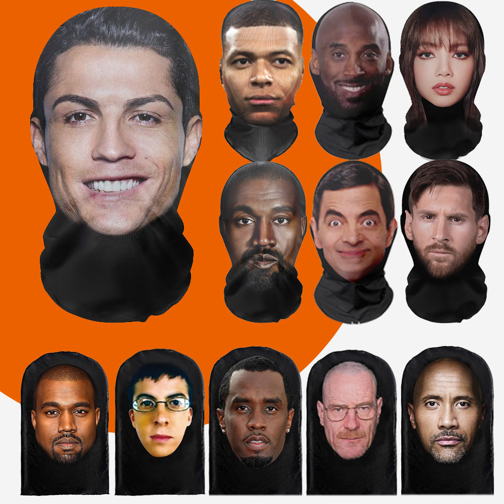 Full Face Mask For Cosplay - Halloween Hood - Breathable, Mesh, Sun ...
