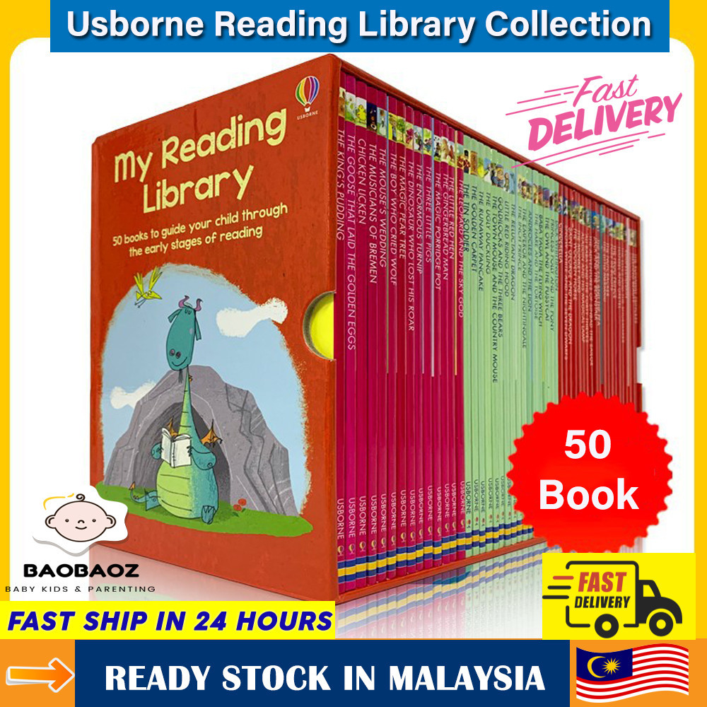 USBORNE My Reading Second Library for Children ( Inside got 50 Books ...