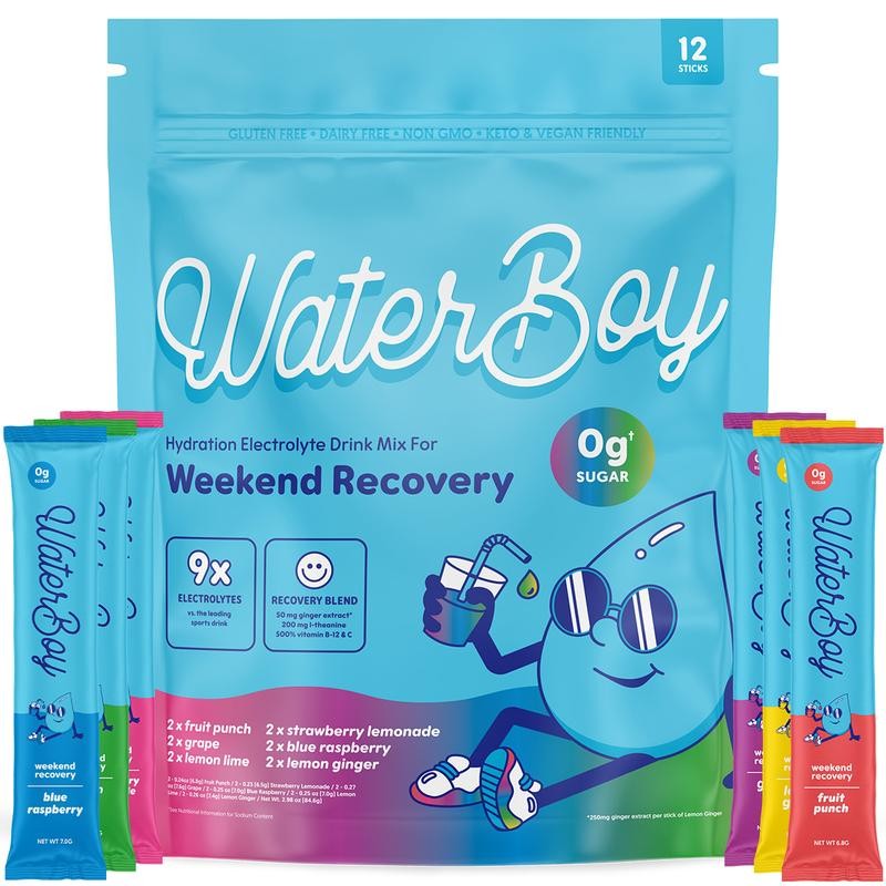 Weekend Recovery Hydration Supplement | Sugar Free 3,200mg Electrolyte ...