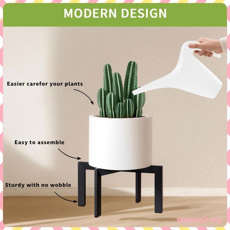 [AmlesofaMY] Plant Stand Space Saving Easy Set up Modern Indoor Outdoor ...