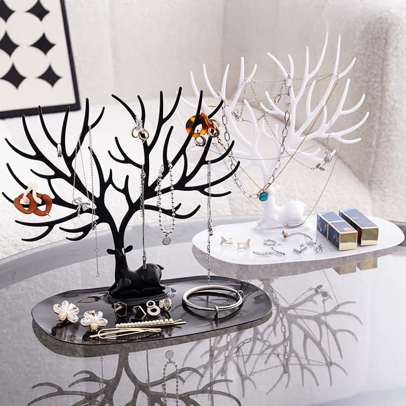 Jewelry Rack Storage Earring Rack Necklace Storage Organizer Jewelry ...