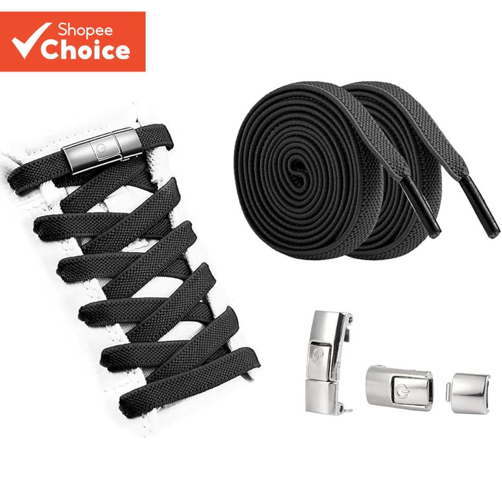 Photo inspiration: Shoelaces Without Ties 1 Pair Of Elastic Shoelaces With Metal Photo Inspiration