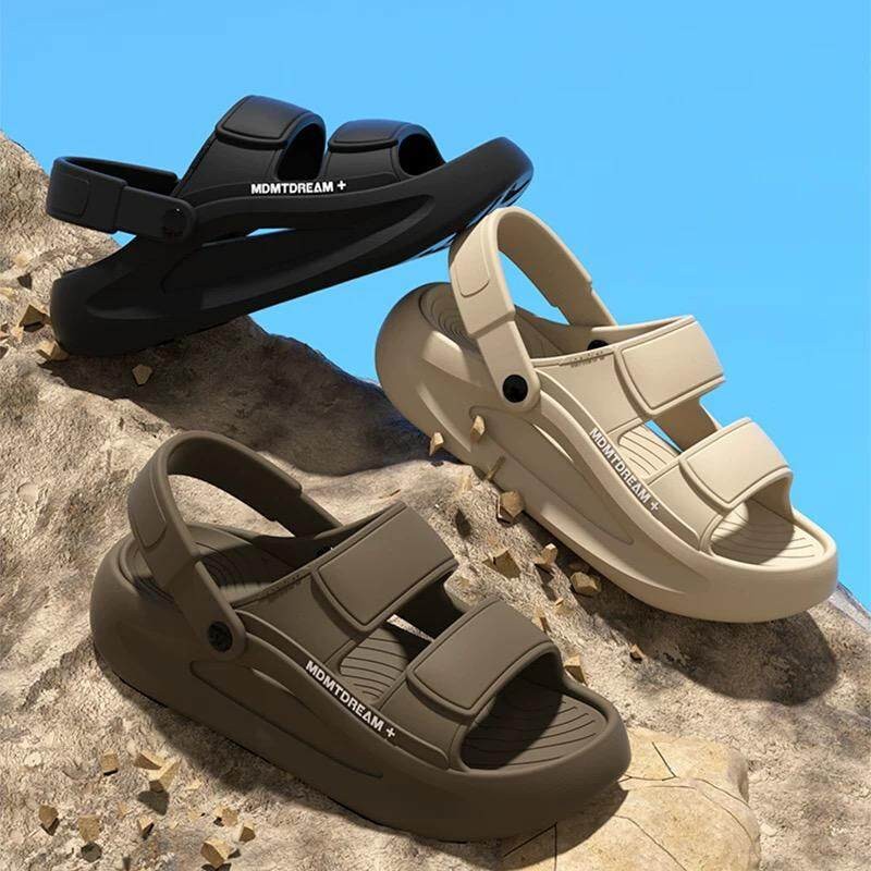 Man 4cm thick sole Eva two way wear shoes slipar lelaki | Shopee Malaysia