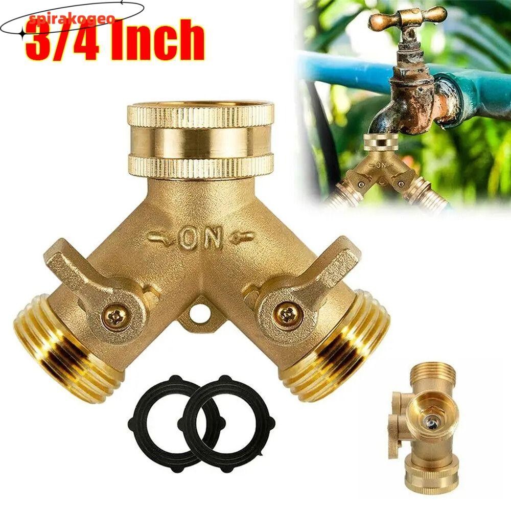 SPIRAKOGEO 1Pcs Hose Splitter, Y Conector Watering Pipe Fitting Garden ...