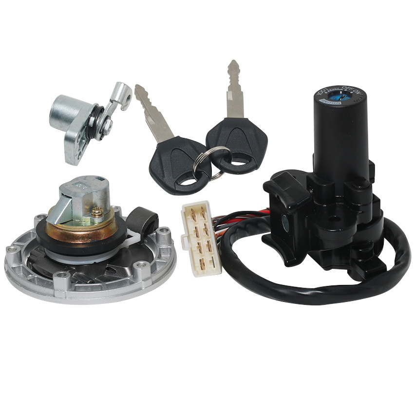Ignition Key Lock Switch Set Motorcycle Key Kit For Kawasaki ER250 300 ...