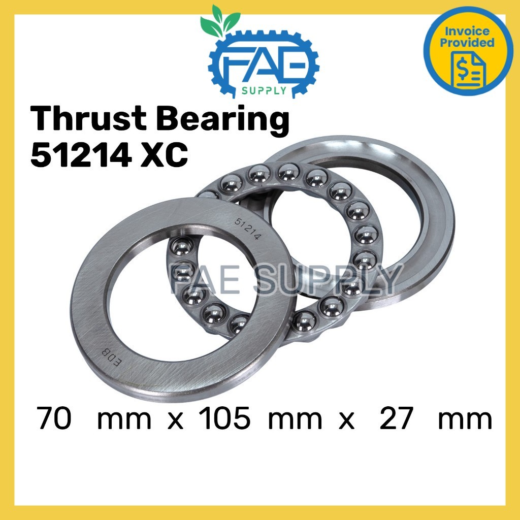 Thrust Bearing - 51214 XC 70*105*27 mm | Shopee Malaysia