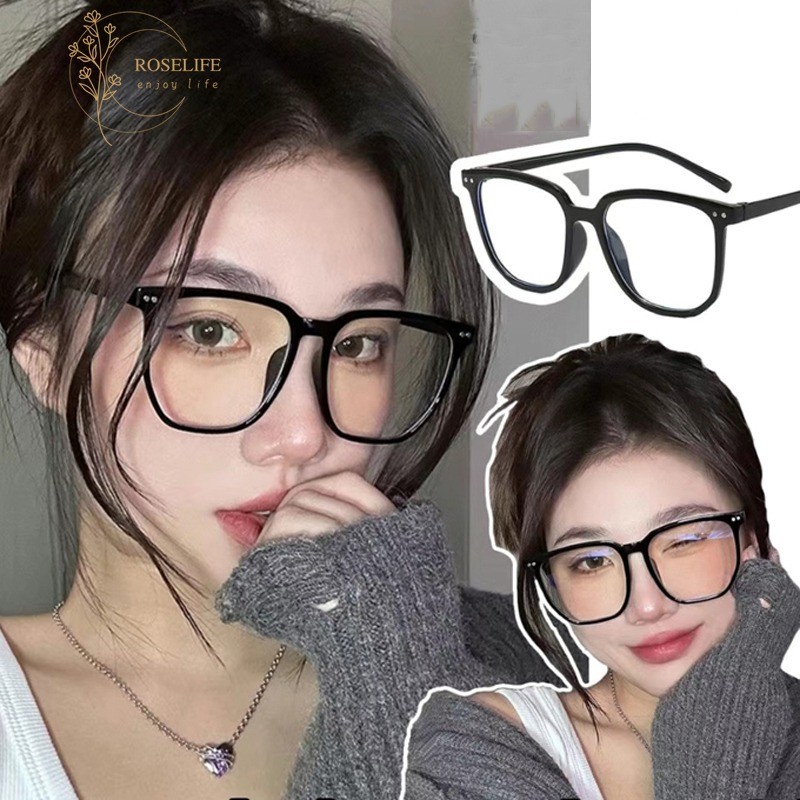 Roselife COD Unisex Fashion Oversized Square Clear Frame Eyeglasses for ...
