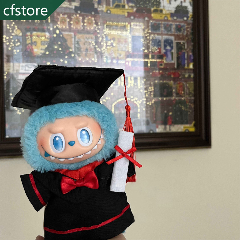 CF(No dolls) For 17cm labubu v1/v2/v3 baby clothes season set Bachelor ...