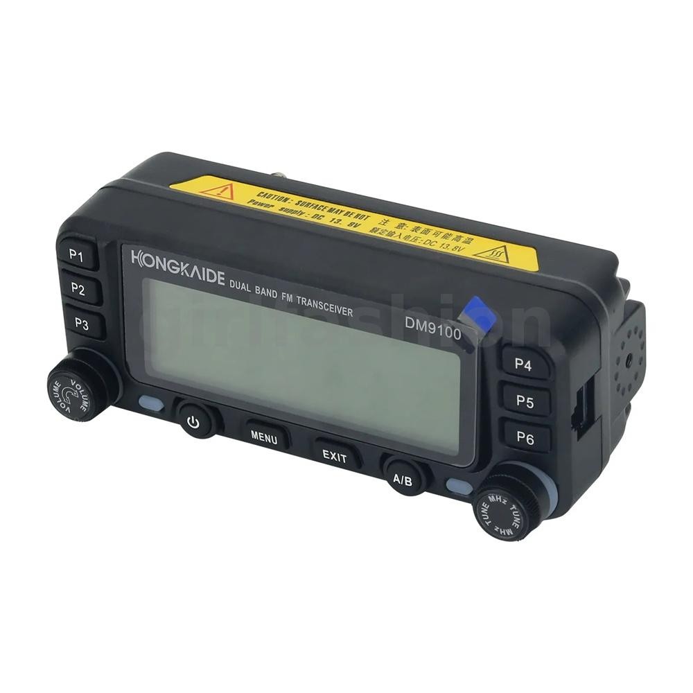 ZASTONE DM9100 25W DMR Mobile Radio Dual Band FM Transceiver VHF UHF ...