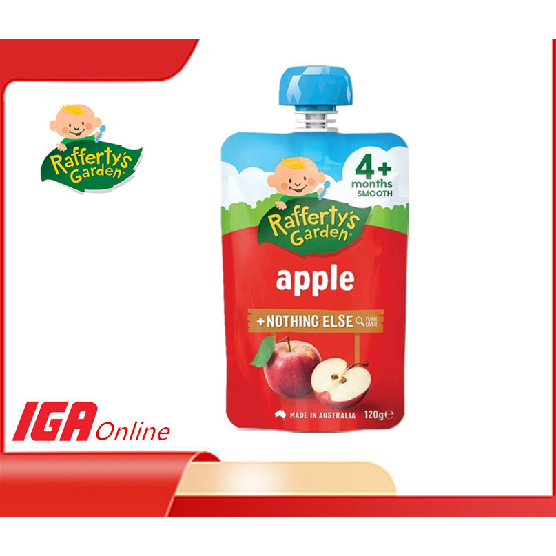 [EXP 11/2026] Rafferty's Garden 4+ Months Organic Baby Food Puree Apple ...