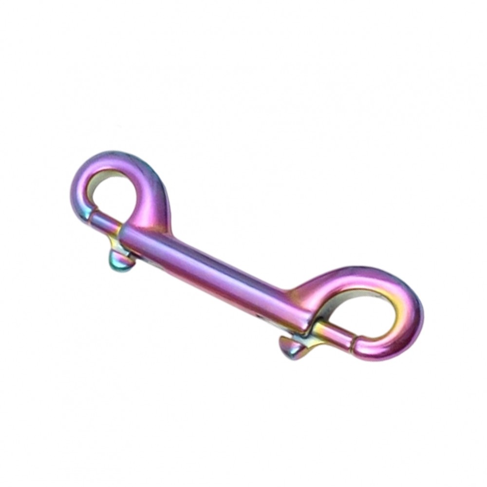 Marine Hardware Double End Diving Hook Snap with Spring Loaded Closure ...