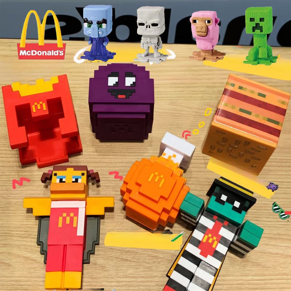 2025 McDonald's Minecraft Happy Meal Toys Mcdo Movies Toys Figure ...