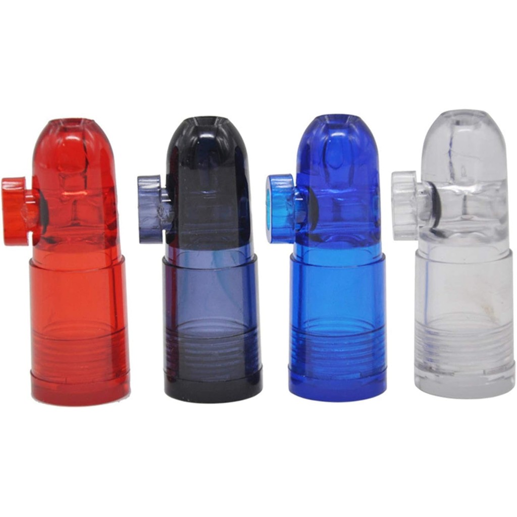 Snuff Bullets Snuff Bottle Snorter Rocket Shape Nasal Sniff Glass ...