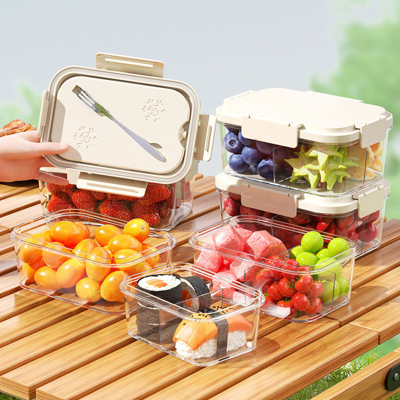 Fresh Keeping Box With Ice Box Food Grade Plastic Sealed Refrigerator ...