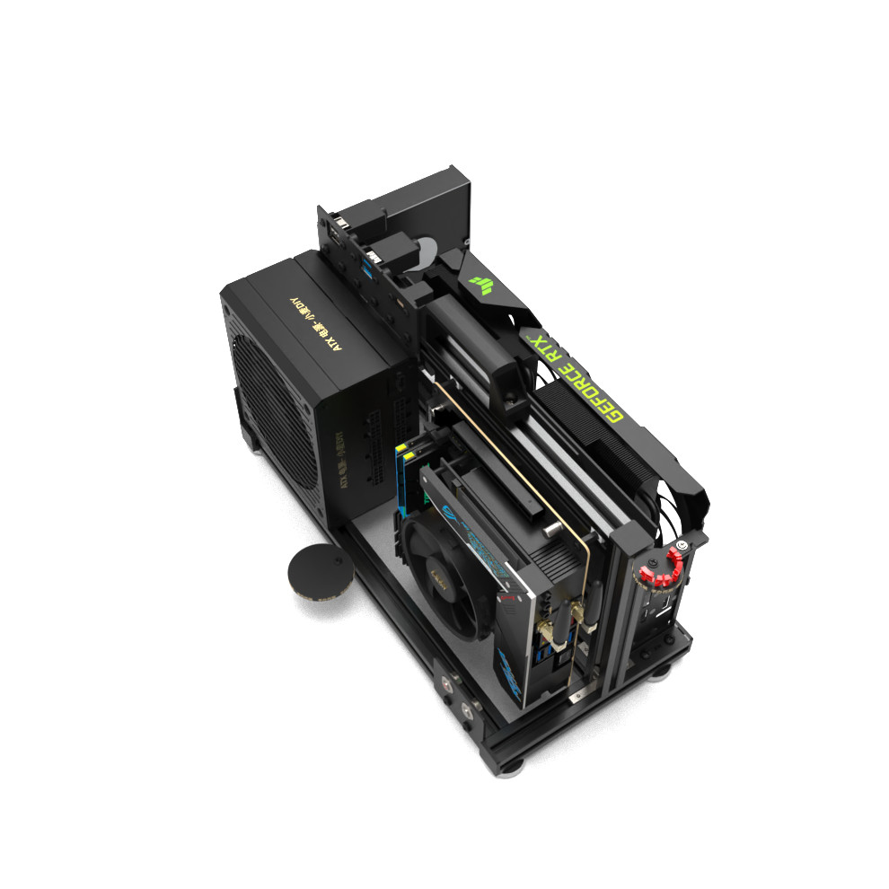 ITX Computer Motherboard Chassis Mini Chassis Open Computer Chassis ...
