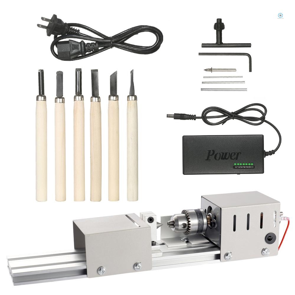 Beads Grinding and Polishing Machine Mini Lathe DIY Woodworking Craft ...