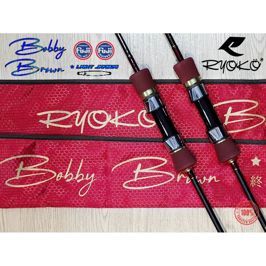 RYOKO BOBBY BROWN LIGHT JIGGING SPINNING FISHING ROD | Shopee Malaysia