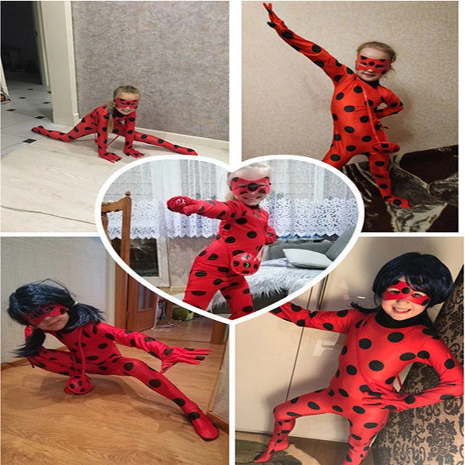瓢虫雷迪Miraculous Ladybug Magical Girl Costume Halloween Children's Day