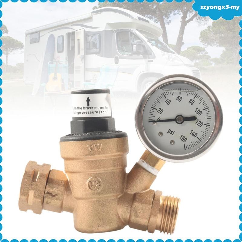 [SzyongxcbMY] RV Water Pressure Regulator Valve Regulating Valve with ...