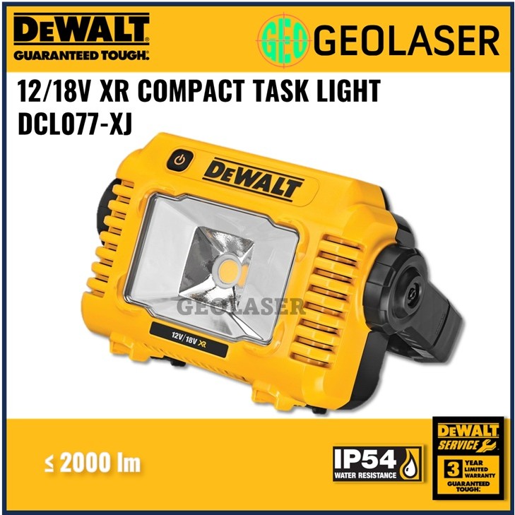 Dewalt 12/18V DCL077 Compact Task LED Work Light IP54 | Shopee Malaysia