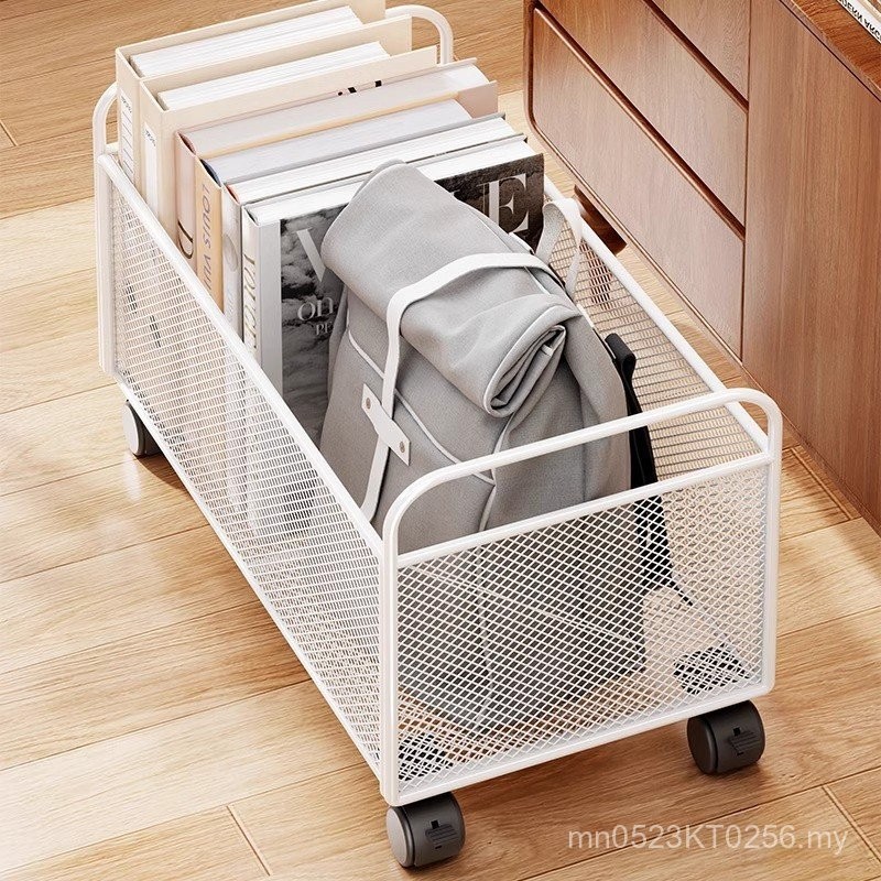 Movable Trolley Schoolbag Desk Floor Storage Handy Tool Study Bedroom ...