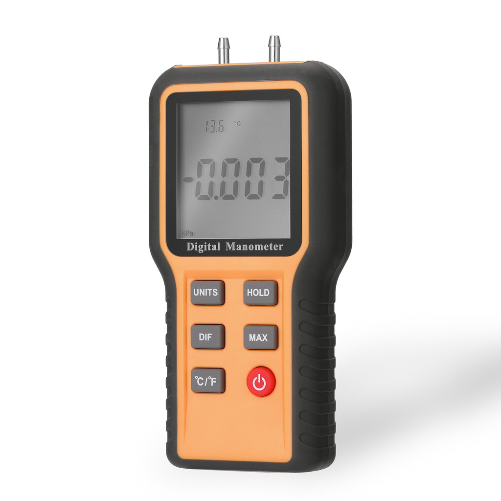 [Fast Ship] Digital Manometer LCD Display ℃ ℉ Switchable 12 Pressure ...