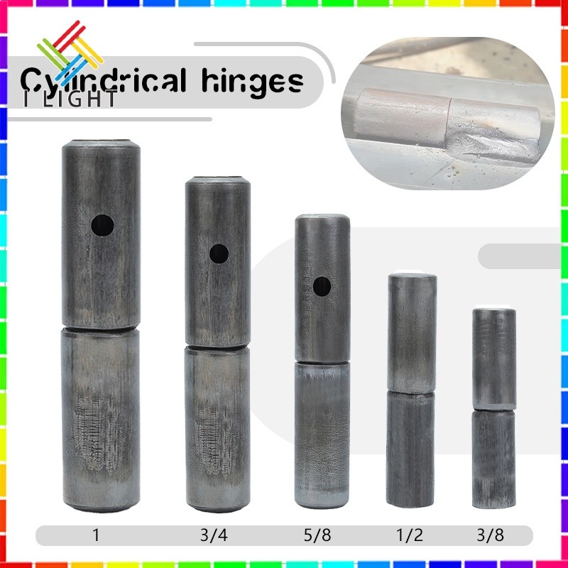 Welded Steel Door Heavy Duty Cylindrical Hinge Iron Tube Shaft Steel ...
