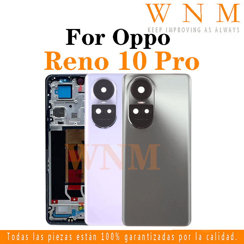 For Oppo Reno 10 Pro CPH2525 LCD Front Frame Bezel Back Battery Cover ...