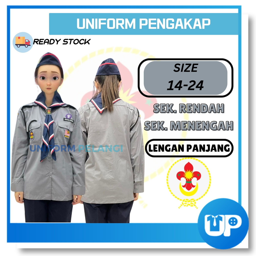 Shirt Kemeja Pengakap Scout Long Sleeves or Scout Pants Seluar Pengakap ...