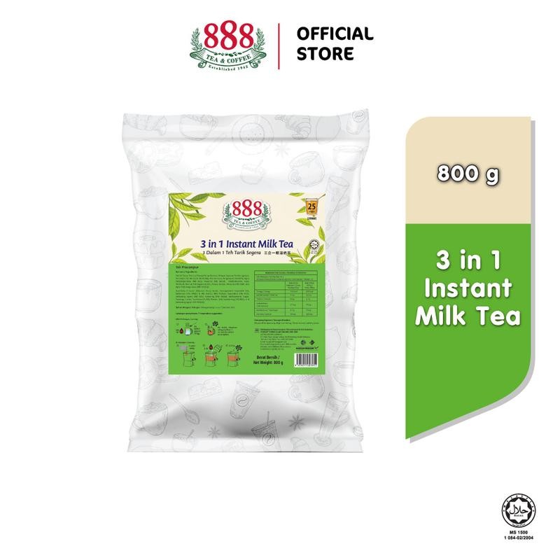 888 3 In 1 Milk Tea Powder (800g) | Shopee Malaysia