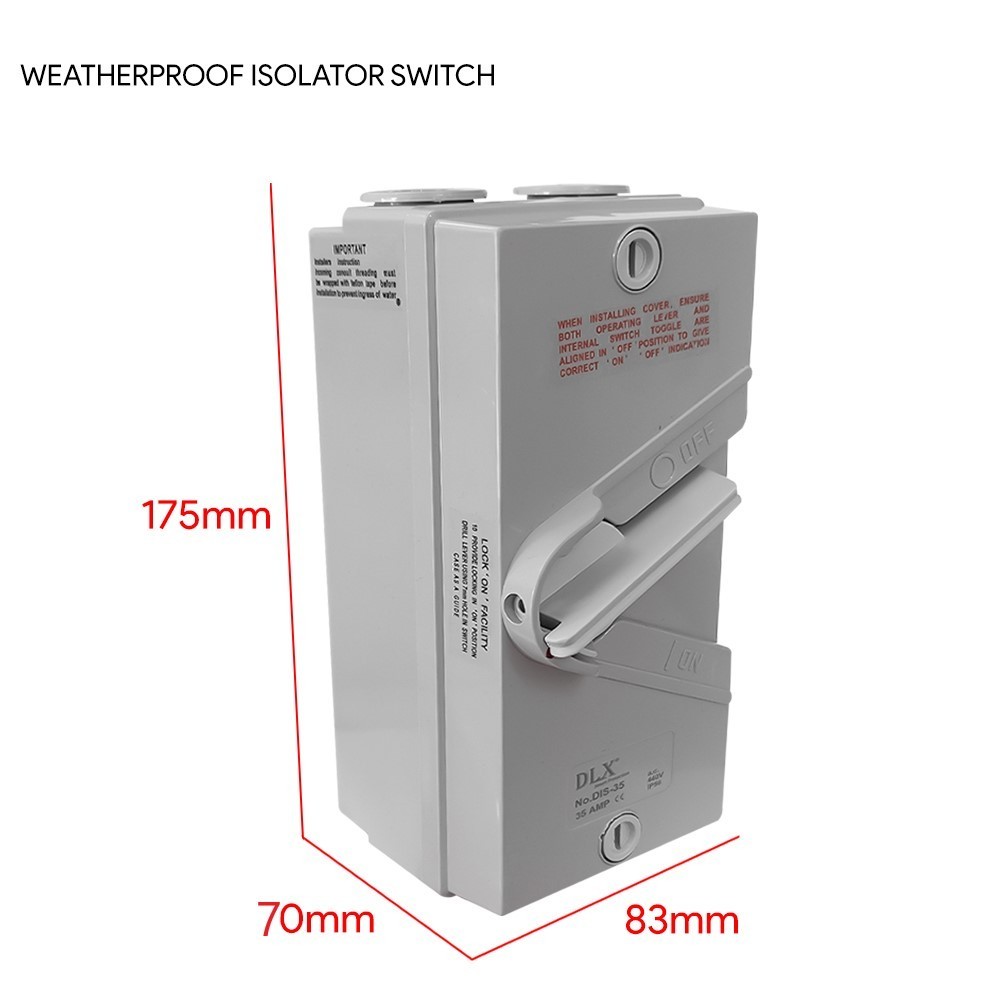 MyPublic Industrial Outdoor Waterproof Explosion Proof Power Isolators ...