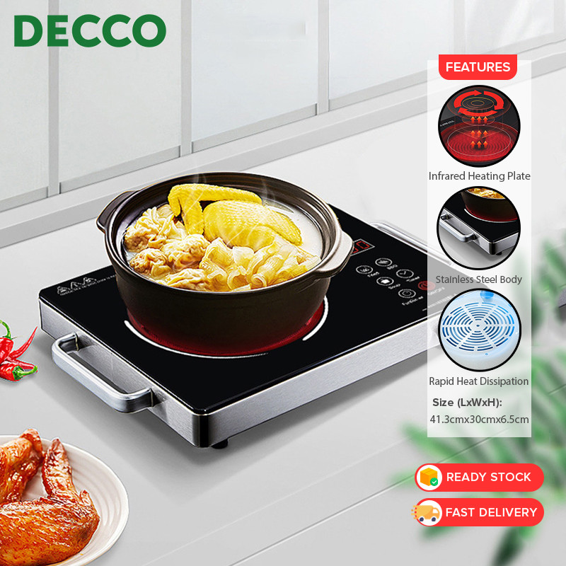 Decco 3000W Induction Cooker Countertop Cooktop Touch Screen Portable ...