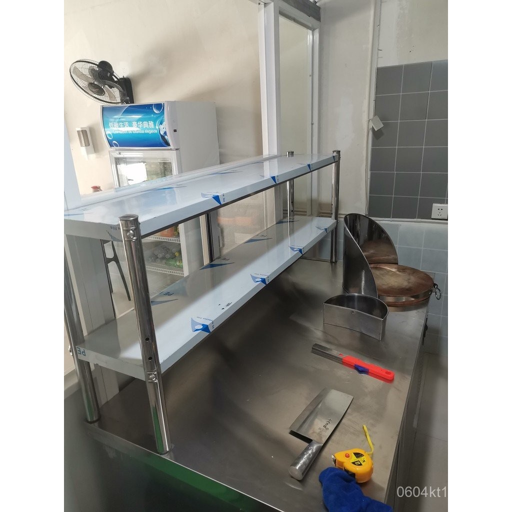 Top Rack Table Stand Counter Rack Work Shelf Kitchen Shelf Desktop ...