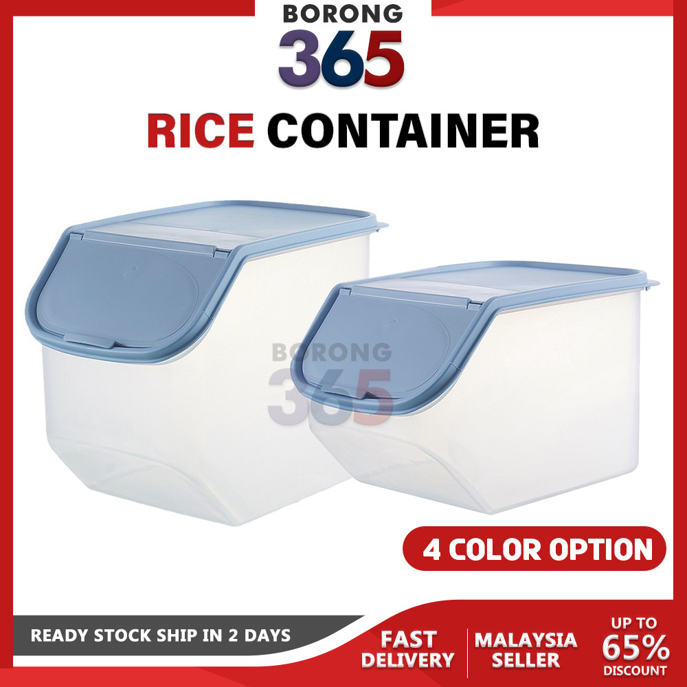 Borong365 3kg 5kg Rice Container Rice Storage Rice Bucket Rice Barrel ...