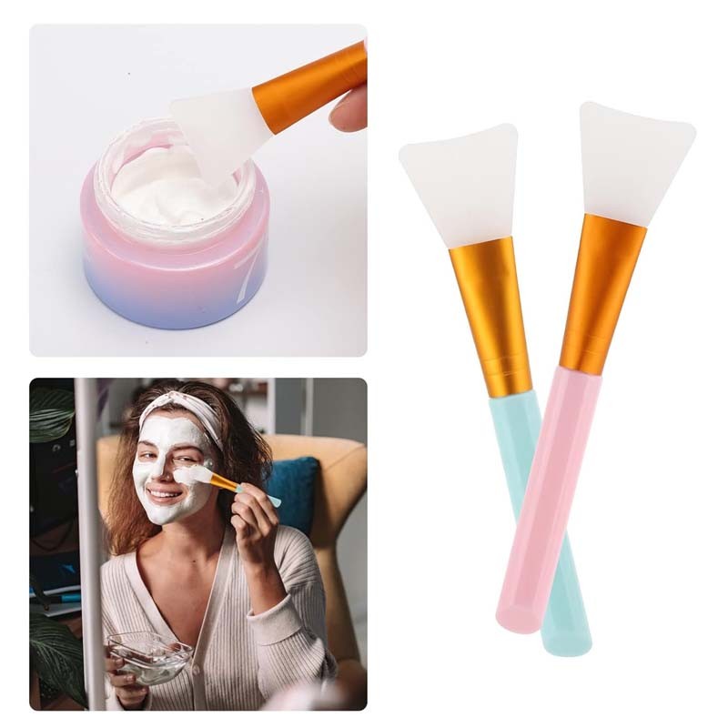 Soft Silicone Facial Mask Brush DIY Skincare Makeup Cosmetic Spatula ...