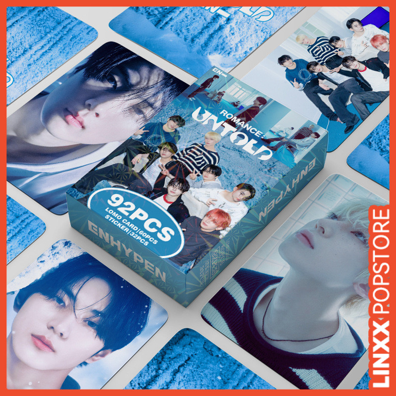Set De 92 Piezas De Postales Kpop Blackpink - 60 Postales + 32