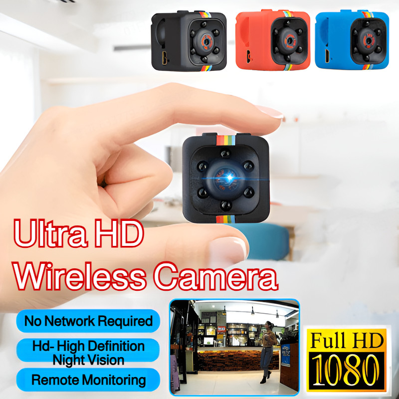Small HD 1080P Outdoor Aerial Camera Mini Night Vision Camera | Shopee ...