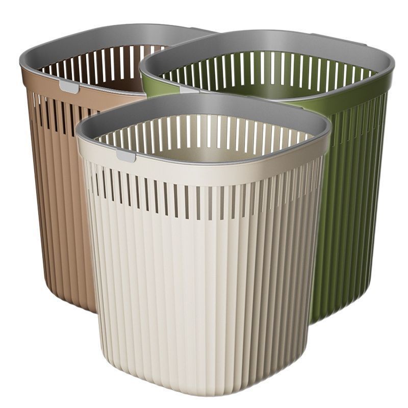 New Household Ring Trash Bin Bakul Sampah Plastic Trash Can Without ...